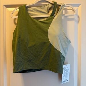 Lululemon Two-Tone Green Women's Top